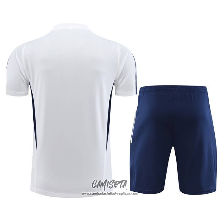 Chandal del Italia 2023-2024 Manga Corta Blanco - Pantalon Corto